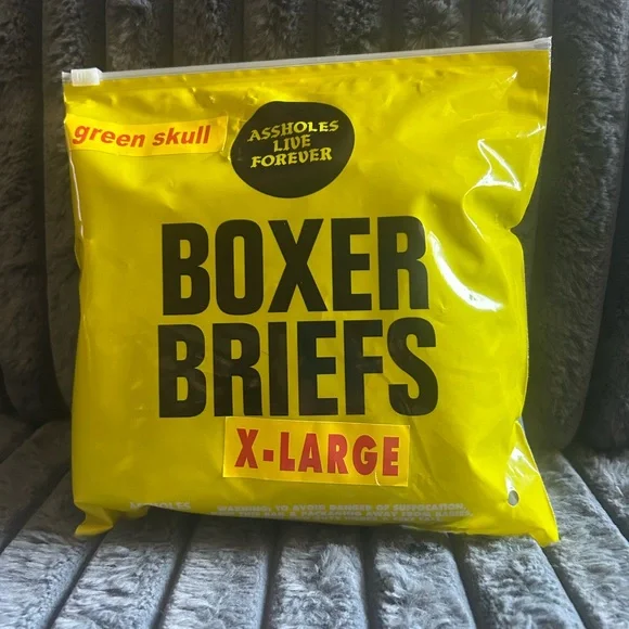 ALF Men’s Stoner Black and Green Graphic Boxers - Picture 6 of 6